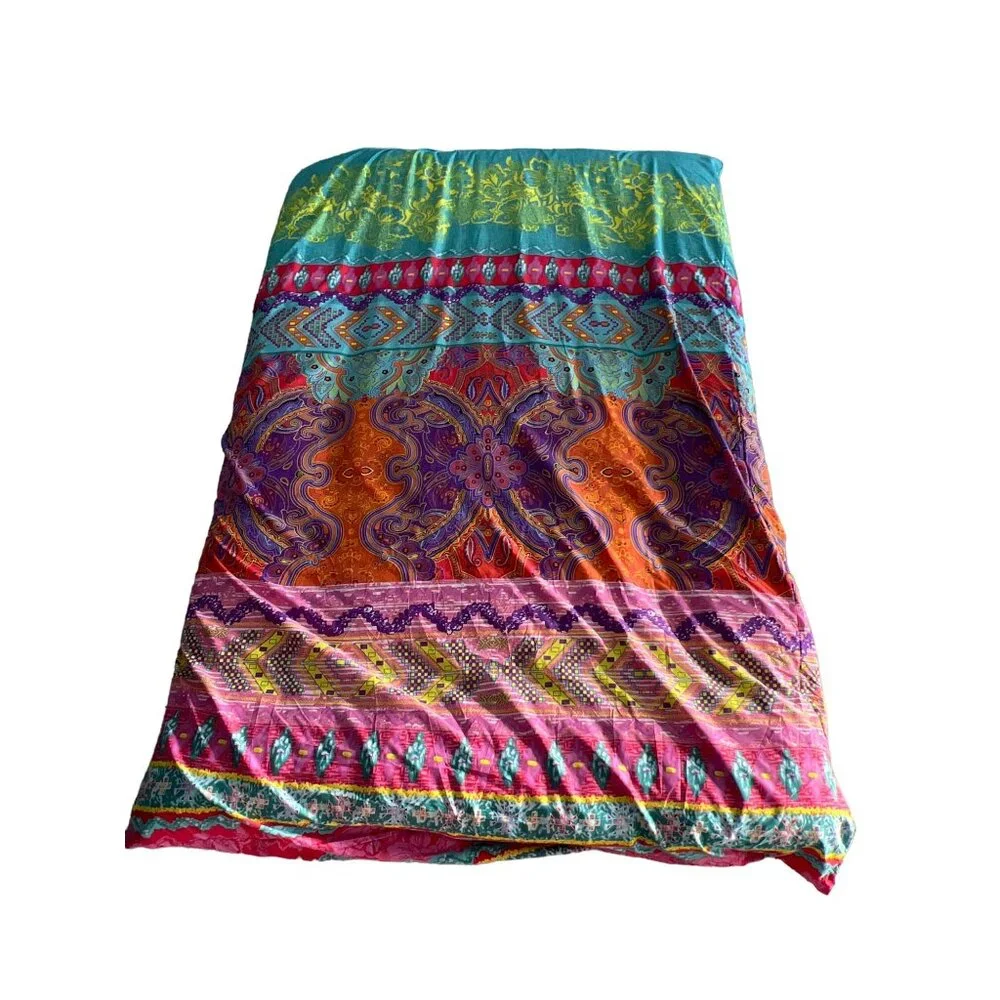 Bohemian Retro Floor Mattress Portable Camping Sleeping Pad Twin